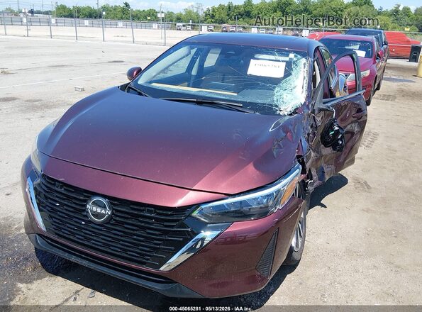 3N1AB8CV2SY246824 2025 NISSAN SENTRA Red Przód lewy