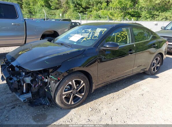 3N1AB8CV2SY336376 2025 NISSAN SENTRA Черный Передняя левая четверть