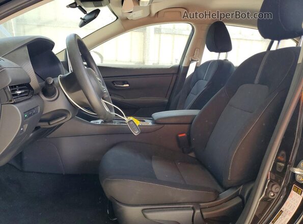 3N1AB8CV2SY413635 2025 NISSAN SENTRA Black Вид салону спереду