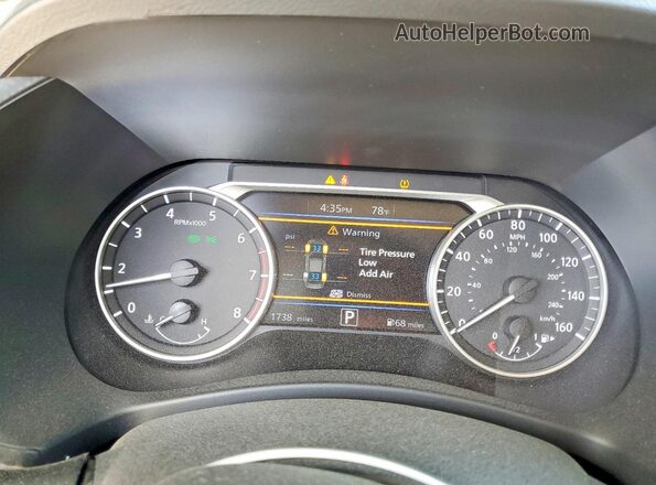 3N1AB8CV2SY413635 2025 NISSAN SENTRA Black Вид щитка приладів