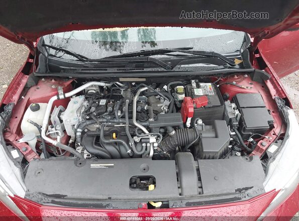 3N1AB8CV3MY217433 2021 NISSAN SENTRA Red უკანა ხედი