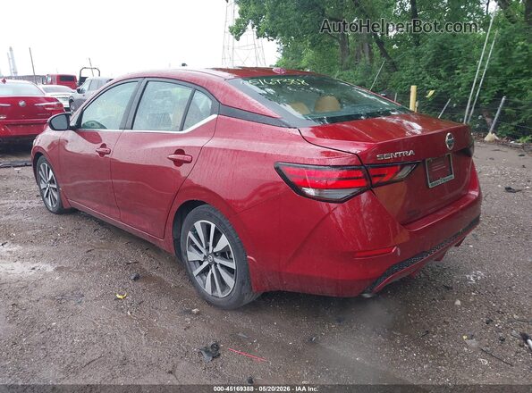 3N1AB8CV3MY217433 2021 NISSAN SENTRA Red უკანა მარცხენა