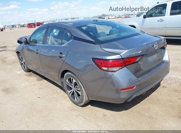 3N1AB8CV3MY241229 2021 NISSAN SENTRA Gray Rear left