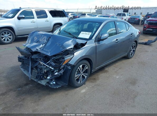 3N1AB8CV3MY241229 2021 NISSAN SENTRA Gray Front left