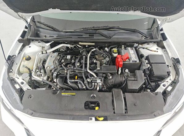 3N1AB8CV3MY302191 2021 NISSAN SENTRA White Widok wnętrza z tyłu