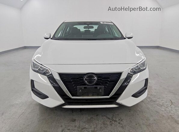 3N1AB8CV3MY302191 2021 NISSAN SENTRA White Widok z przodu