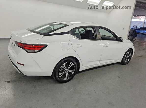 3N1AB8CV3MY302191 2021 NISSAN SENTRA White Tył prawy
