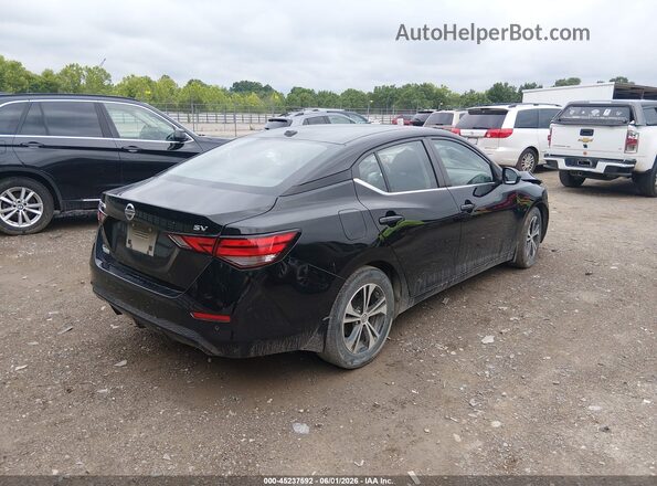 3N1AB8CV3PY271433 2023 NISSAN SENTRA Черный Задняя правая четверть