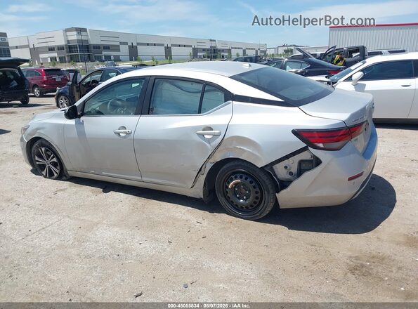 3N1AB8CV3PY278477 2023 NISSAN SENTRA Silver Դիմացի տեսք
