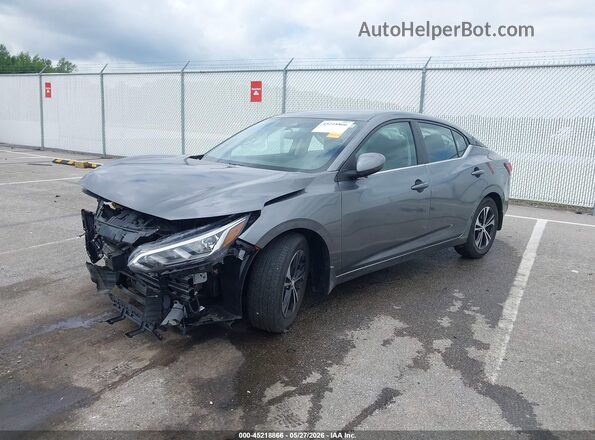 3N1AB8CV3PY315088 2023 NISSAN SENTRA Gray წინა მარცხენა ხედი სამი მეოთხედიდან