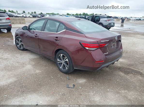 3N1AB8CV3PY319335 2023 NISSAN SENTRA Red Задня ліва чверть