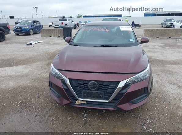 3N1AB8CV3PY319335 2023 NISSAN SENTRA Red Вид щитка приладів
