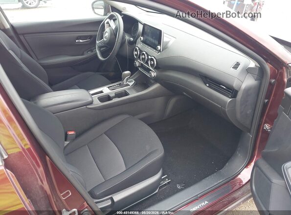 3N1AB8CV3PY319335 2023 NISSAN SENTRA Red Вид салону спереду