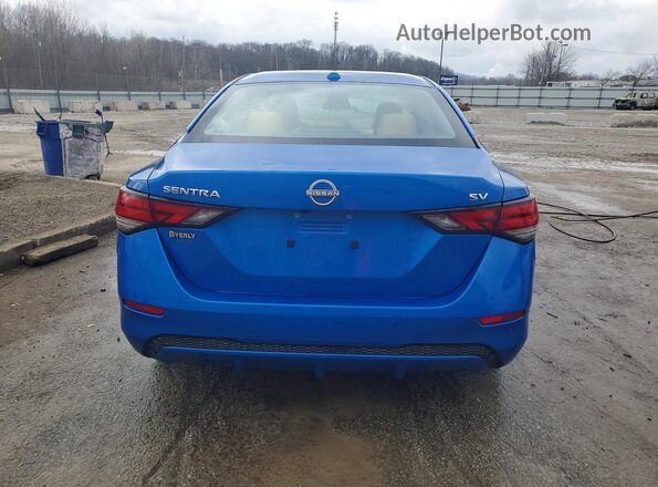 3N1AB8CV3RY213423 2024 NISSAN SENTRA Blue უკანა ხედი