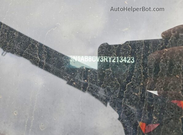 3N1AB8CV3RY213423 2024 NISSAN SENTRA Blue VIN კოდის სტიკერის ხედი