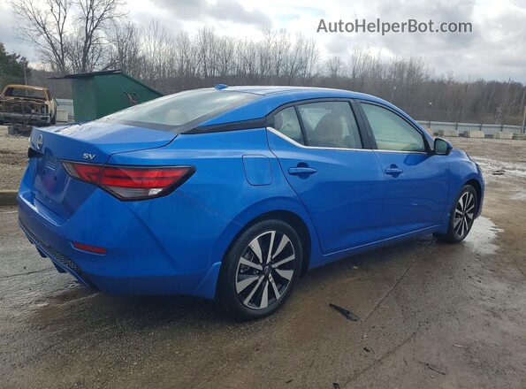 3N1AB8CV3RY213423 2024 NISSAN SENTRA Blue უკანა მარჯვენა