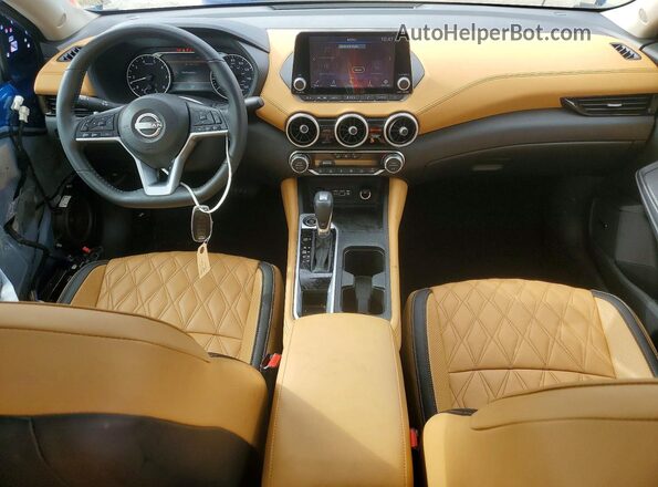3N1AB8CV3RY213423 2024 NISSAN SENTRA Blue წინა პანელის ხედი