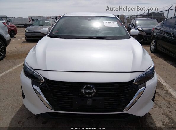 3N1AB8CV3RY258555 2024 NISSAN SENTRA White Instrument cluster view