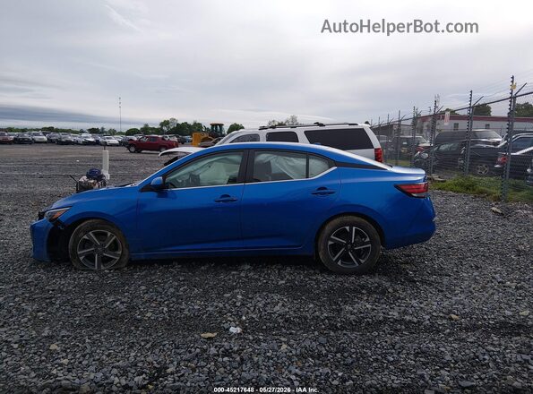 3N1AB8CV3RY346537 2024 NISSAN SENTRA Blue Սալոնի 360 աստիճան տեսք