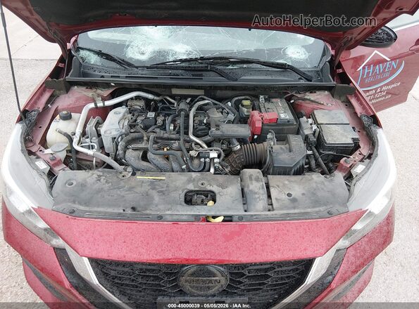 3N1AB8CV4MY279861 2021 NISSAN SENTRA Red უკანა ხედი