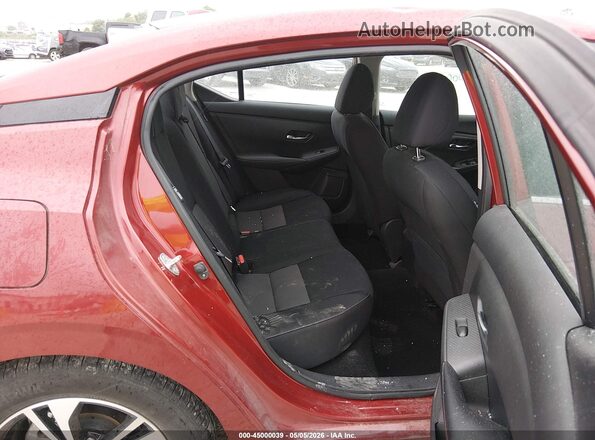 3N1AB8CV4MY279861 2021 NISSAN SENTRA Red VIN კოდის სტიკერის ხედი