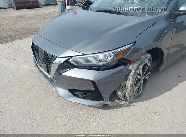 3N1AB8CV4MY287281 2021 NISSAN SENTRA Gray Front view