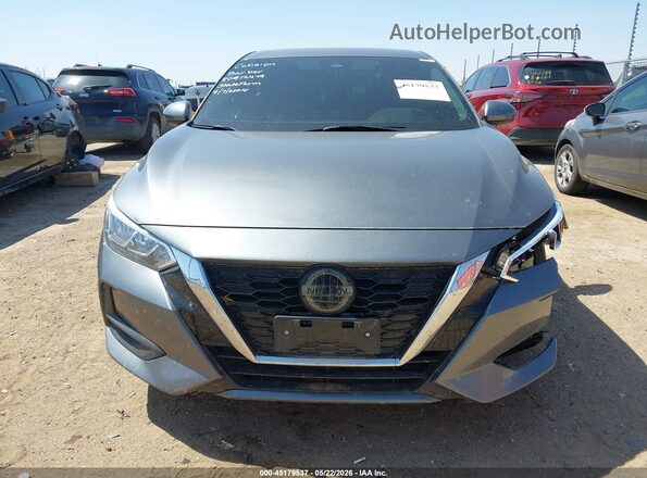 3N1AB8CV4PY240272 2023 NISSAN SENTRA Gray Вид щитка приладів