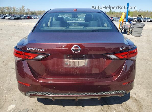 3N1AB8CV4PY243558 2023 NISSAN SENTRA Burgundy Widok z tyłu