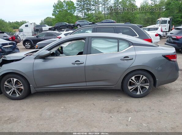 3N1AB8CV4PY309946 2023 NISSAN SENTRA Gray სალონის 360-გრადუსიანი ხედი