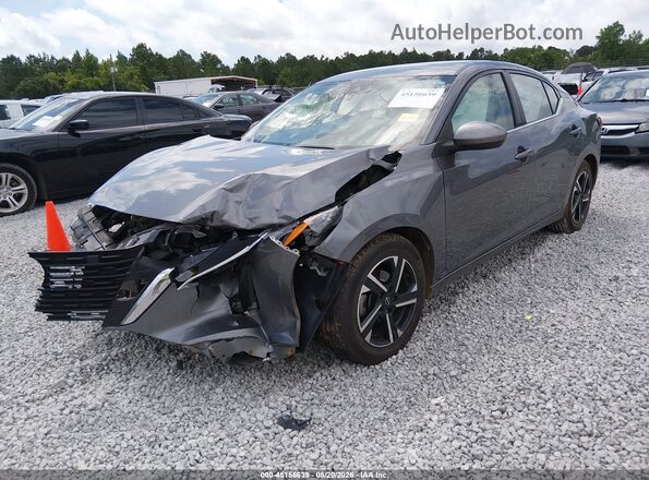 3N1AB8CV4RY218694 2024 NISSAN SENTRA Серый Передняя левая четверть