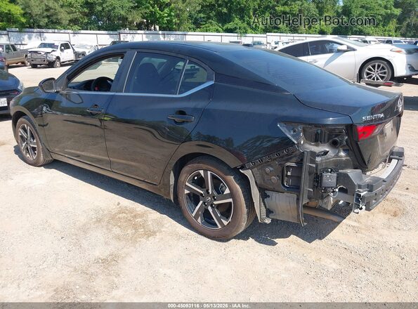 3N1AB8CV4RY254529 2024 NISSAN SENTRA Черный Задняя левая четверть