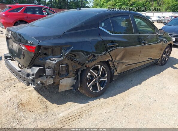 3N1AB8CV4RY254529 2024 NISSAN SENTRA Черный Задняя правая четверть