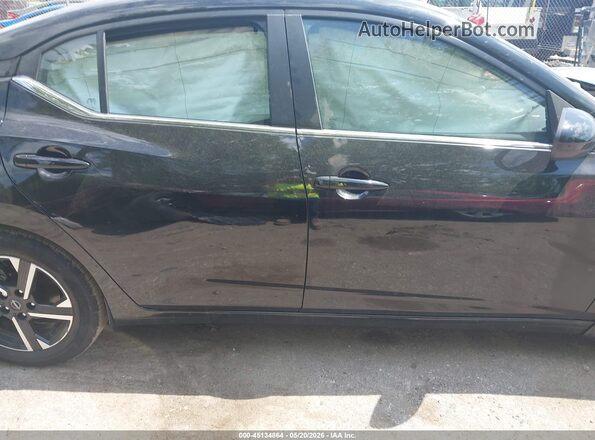 3N1AB8CV4SY332216 2025 NISSAN SENTRA Black Вид задньої частини салону