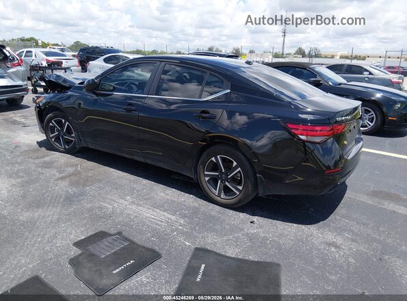 3N1AB8CV4SY353101 2025 NISSAN SENTRA Black Trasero izquierdo