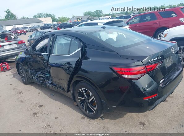 3N1AB8CV4SY364227 2025 NISSAN SENTRA Black Trasero izquierdo