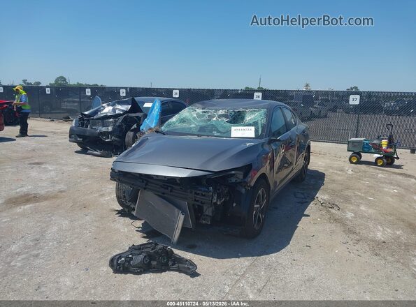 3N1AB8CV4SY407481 2025 NISSAN SENTRA Серый Передняя левая четверть