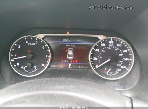 3N1AB8CV5MY256458 2021 NISSAN SENTRA Gray უკანა სავარძლების ხედი