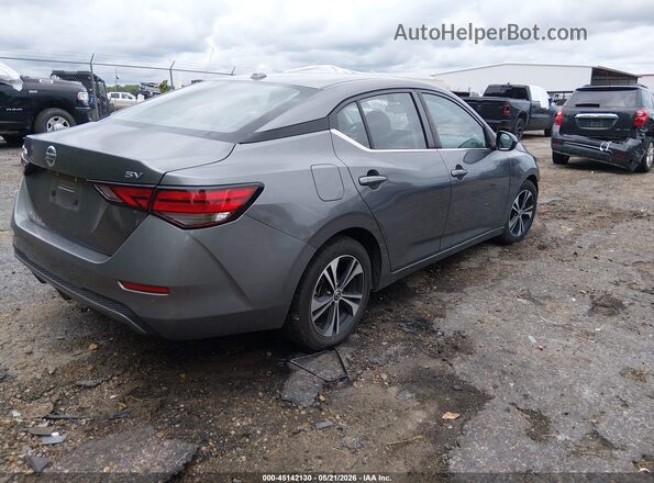 3N1AB8CV5MY256458 2021 NISSAN SENTRA Gray უკანა მარჯვენა