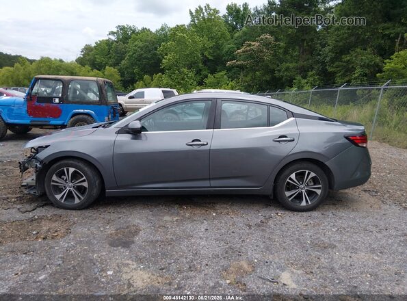 3N1AB8CV5MY256458 2021 NISSAN SENTRA Gray 