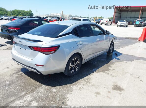 3N1AB8CV5MY310244 2021 NISSAN SENTRA Silver Tył prawy