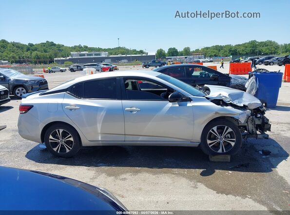 3N1AB8CV5MY310244 2021 NISSAN SENTRA Silver Widok wnętrza 360 stopni