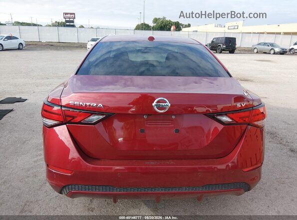 3N1AB8CV5NY240102 2022 NISSAN SENTRA Maroon 