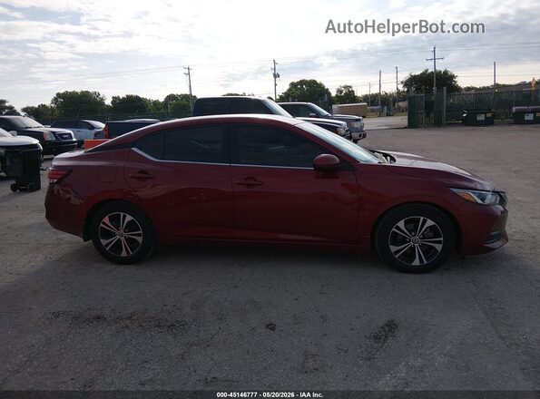 3N1AB8CV5NY240102 2022 NISSAN SENTRA Maroon 