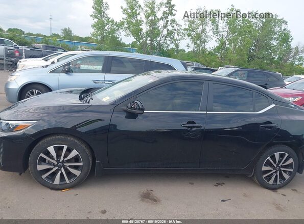 3N1AB8CV5RY389826 2024 NISSAN SENTRA Black Панорамний вид салону 360°