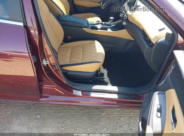 3N1AB8CV5SY221772 2025 NISSAN SENTRA Burgundy Vista interior delantera