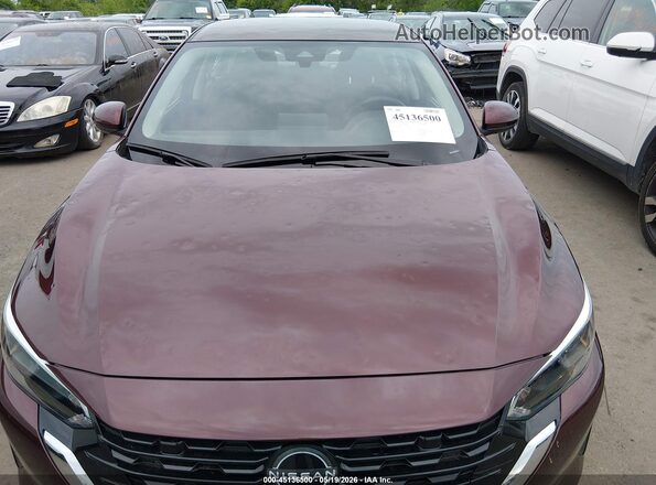3N1AB8CV5SY317000 2025 NISSAN SENTRA Maroon Դիմացի տեսք