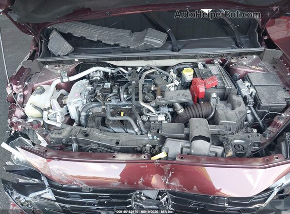3N1AB8CV5SY323119 2025 NISSAN SENTRA Burgundy უკანა ხედი