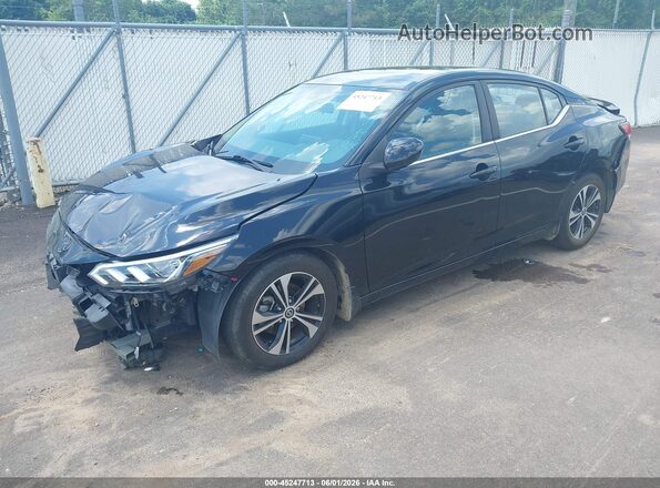 3N1AB8CV6LY292075 2020 NISSAN SENTRA Black Front left