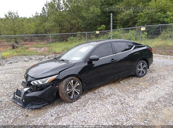 3N1AB8CV6MY201680 2021 NISSAN SENTRA Black Przód lewy