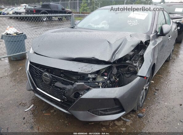 3N1AB8CV6MY303433 2021 NISSAN SENTRA Gray Դիմացի տեսք